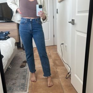 Abercrombie & Fitch Zoe Natural Rise Ankle Straight